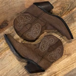 Crush by Durango Ankle Western Cowboy Boots